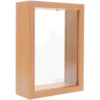 Wooden Money Bank Picture Frame Decorative Coin Bank 7 inch Shadow Box Money Saver Box Clear Money Jar for Adults Money Savi 3