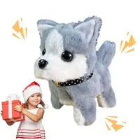 Moving Animal Toys For Kids Walking Dog Cat Electronic Pet Barking Dog Companion Animal Electric Pets Battery Operated Tail 1