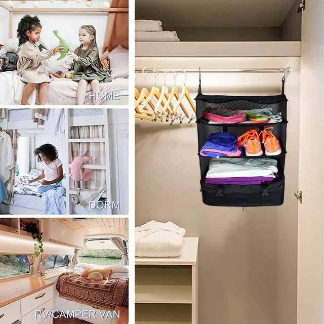 hanging travel closet