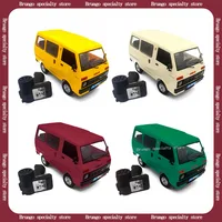 1:10 Full Scale 2.4g 2wd Rc Car Simulation Drift Truck Van Led Light Remote Control On-Road Car For Children Toy Birthday Gift 1