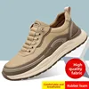 Men's Low-Top Fashionable Shoes Wear-Resistant Breathable Soft Bottom Casual Shoes Anti-Slip New Model Free Shipping