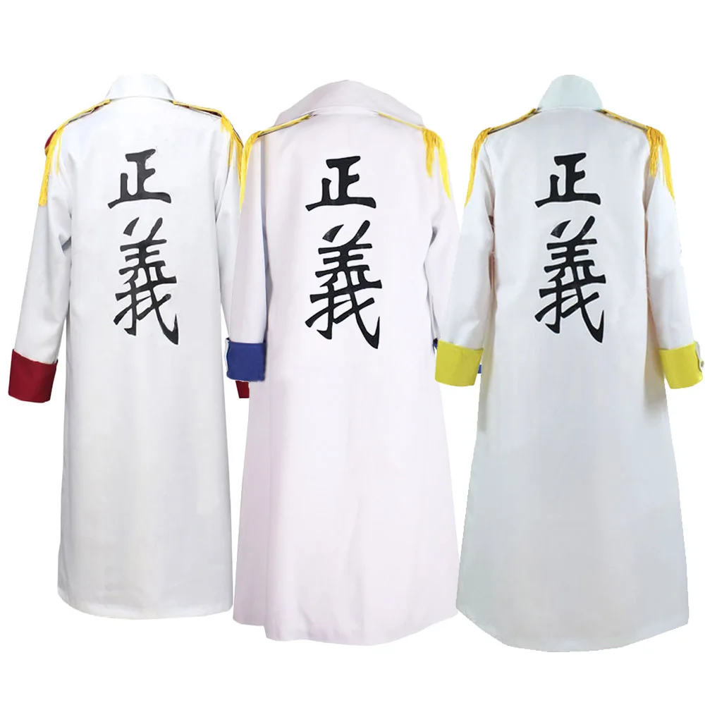 Аниме One Piece Cosplay coat для Sakazuki Borsalino мужской женский костюм Плащ Хэллоуин вечерние