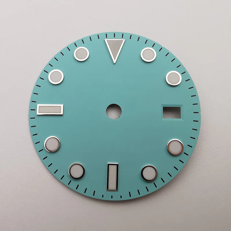 Quadrante Dell'Orologio A Colori Tiffany Di Qualità Per Submariner Da 40Mm 116610 Compatibile Con Il Movimento 3135, Sostituzione Dell'Orologio
