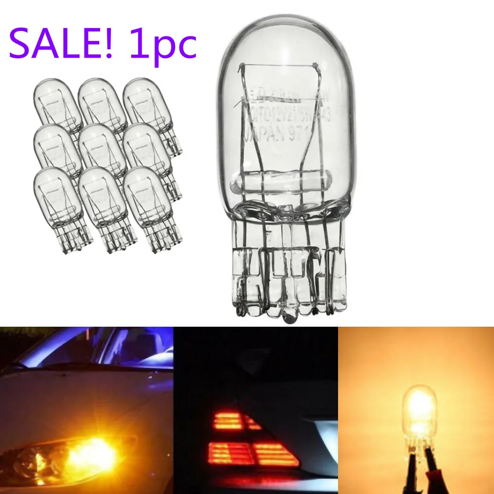 

SALE! 1Pcs Car LED Signal Light T20 7443 W21 5W Clear Glass DRL Turn Signal Brake Stop Tail Lights Bulb Car Light Accessories