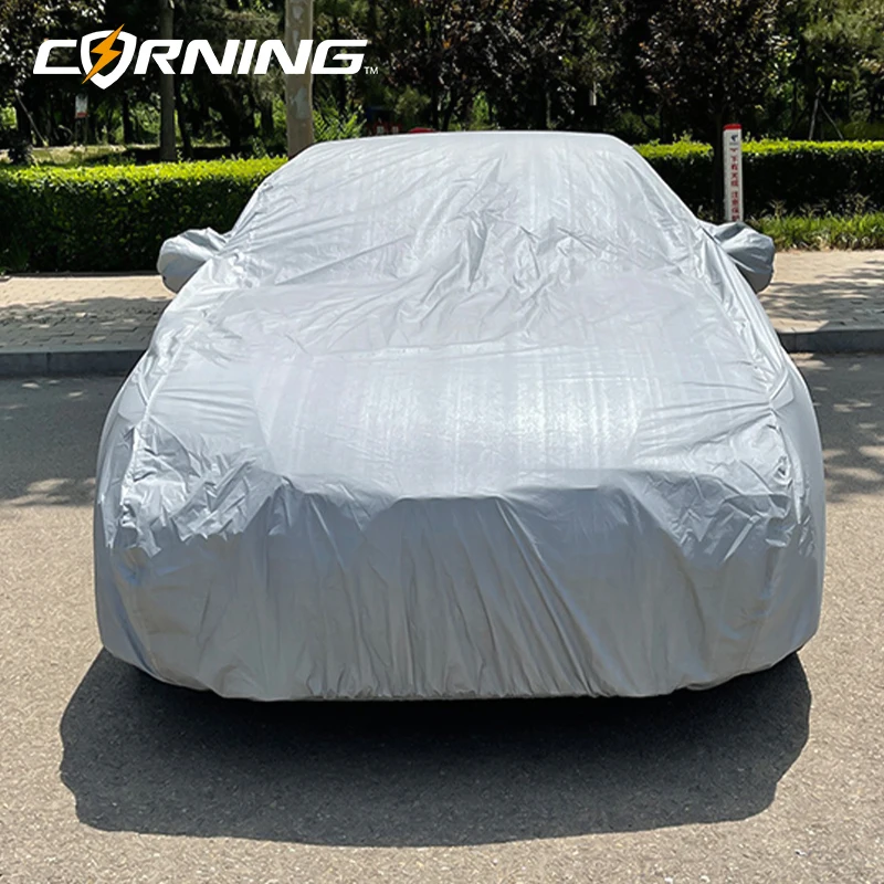 

Exterior Car Cover Outdoor Protection Full Padded Car Covers Snow Cover Sunshade Waterproof Dustproof Universal for Sedan SUV