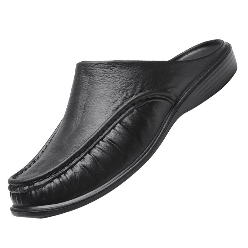 

Man Light Slippers Outdoor Breathable Beach Shoes Casual Slip-on Flats Sandals Shoes Size 40-47 Zapatos