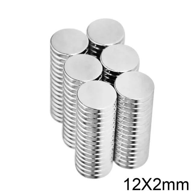 10~200pcs 12x2mm N35 Neodymium Magnet 12*2 Small Round Permanent