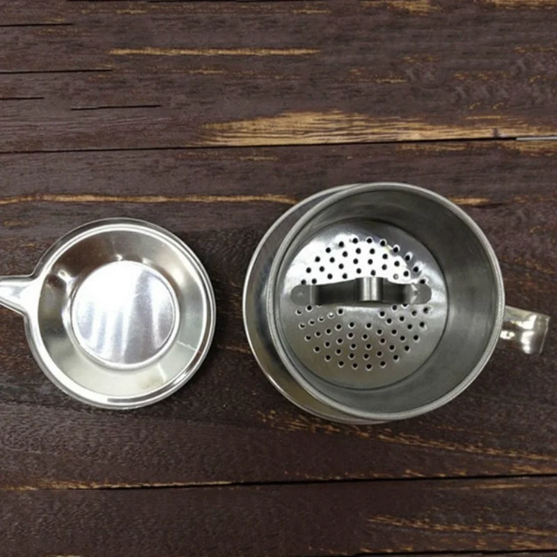 Stainless Steel Coffee Filter Infuse Cup Vietnamese Coffee Dripper Maker  Pot Portable Coffee Drip Strainer Kitchen Coffee Tools - AliExpress