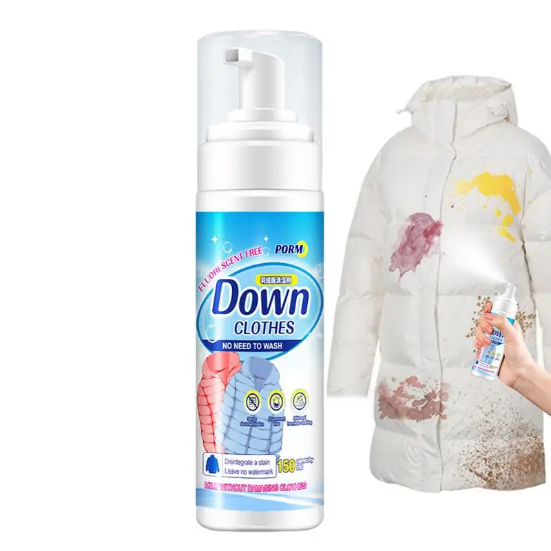 

Down Wash Detergent Downwear Detergent Agent 150ml Stain Rescue Stain Remover High-Performance Detergent For Fabric Cloth