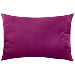 Luxurious Soft Velvet Plaid Cushion Covers for Living Room Decor - 30x50 cm (Purple)