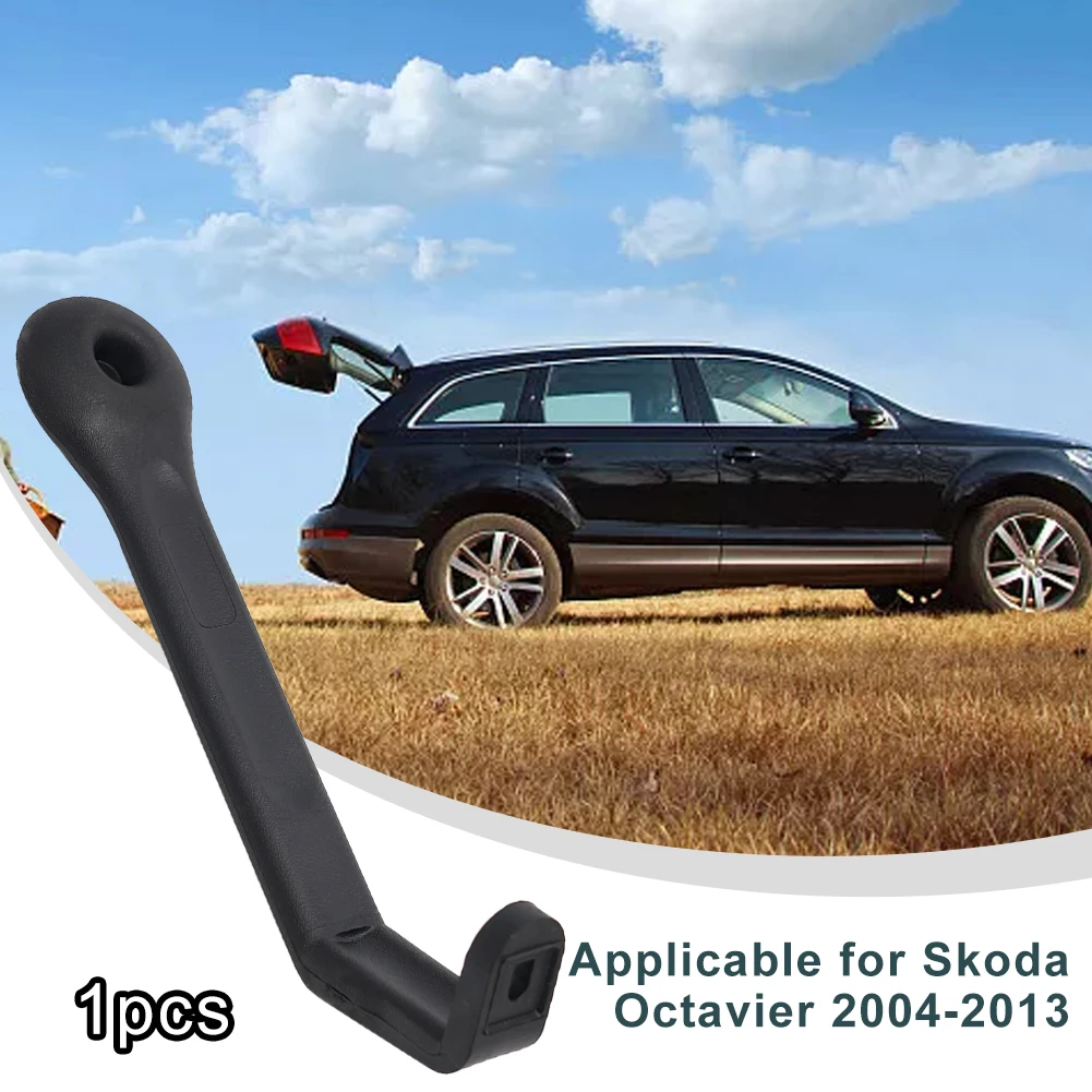 

1x Rear Tailgate 1Z5827895A Black Direct Replacement Easy Installation For Skoda 2007-2014 Trunk Lid Handle Durable