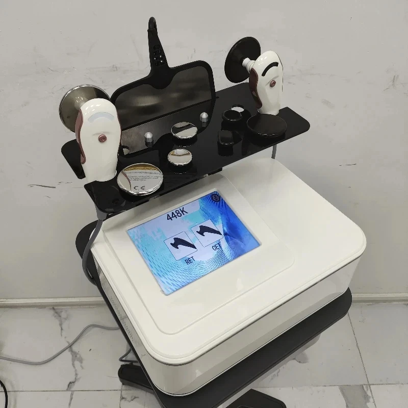 2024  8 in 1 Monopolar Head for Body/Face/Eye Face Lifting 448Khz Improve Astiction Skin Tightening Weight Loss Beauty Machine 2