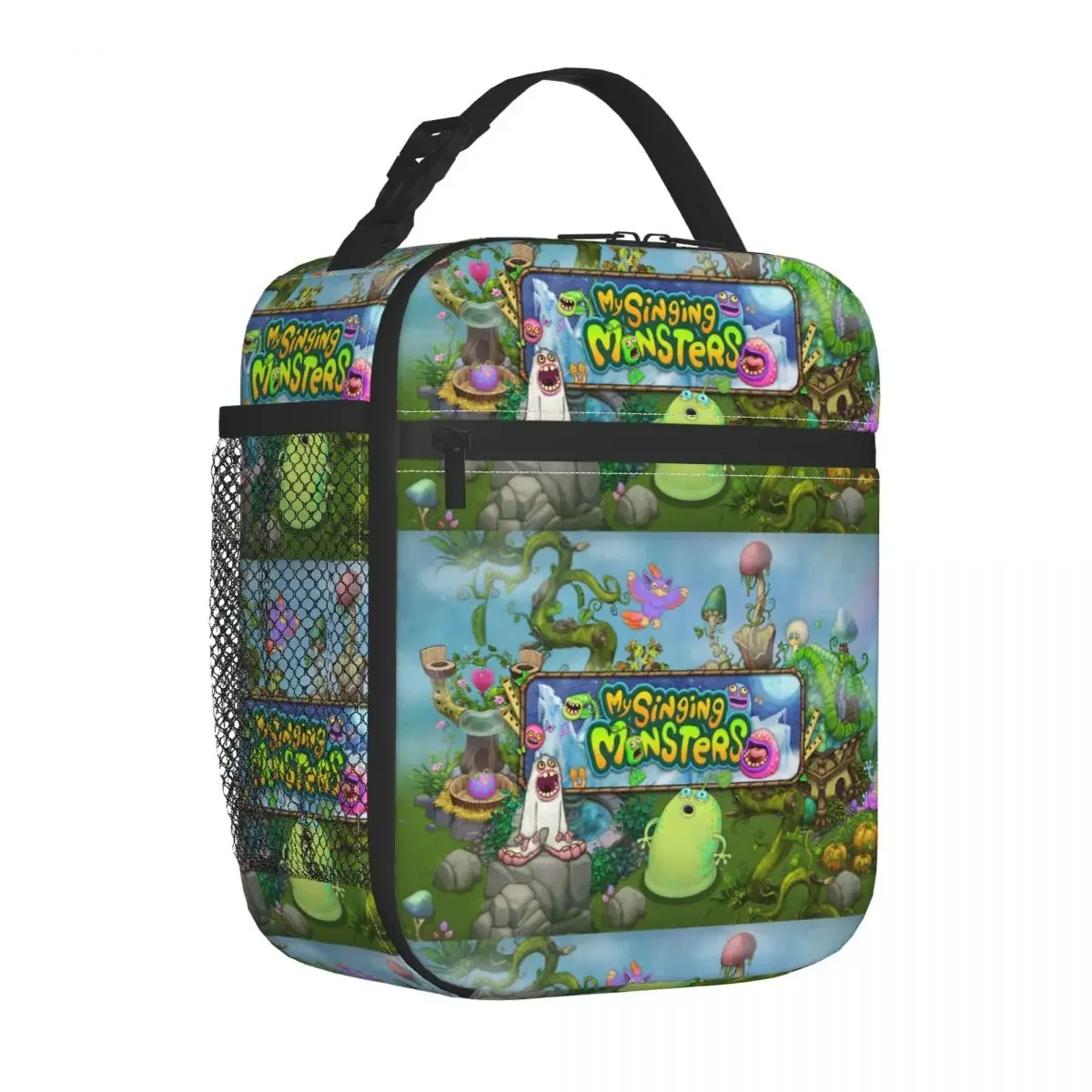 

Изолированные ланч-пакеты My Sing Monsters, большой контейнер для еды для игр, сумка-холодильник, Ланч-бокс, сумка для путешествий в колледже, пакеты для хранения еды
