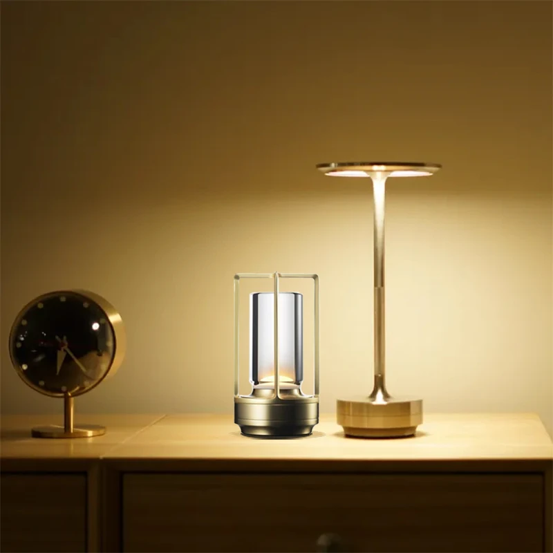 LED Cordless Rechargeable Atmosphere Table Lamp - Dimmable & Eye