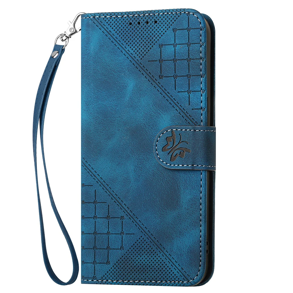 Luxury Leather Phone Case with Card Slot & Flip Wallet Design