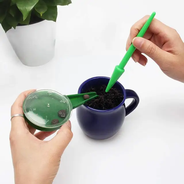 4 Db Ültetvényes Kézi Vetőmag -Adagoló Készlet Növényátültetési Szerszám - Image 3