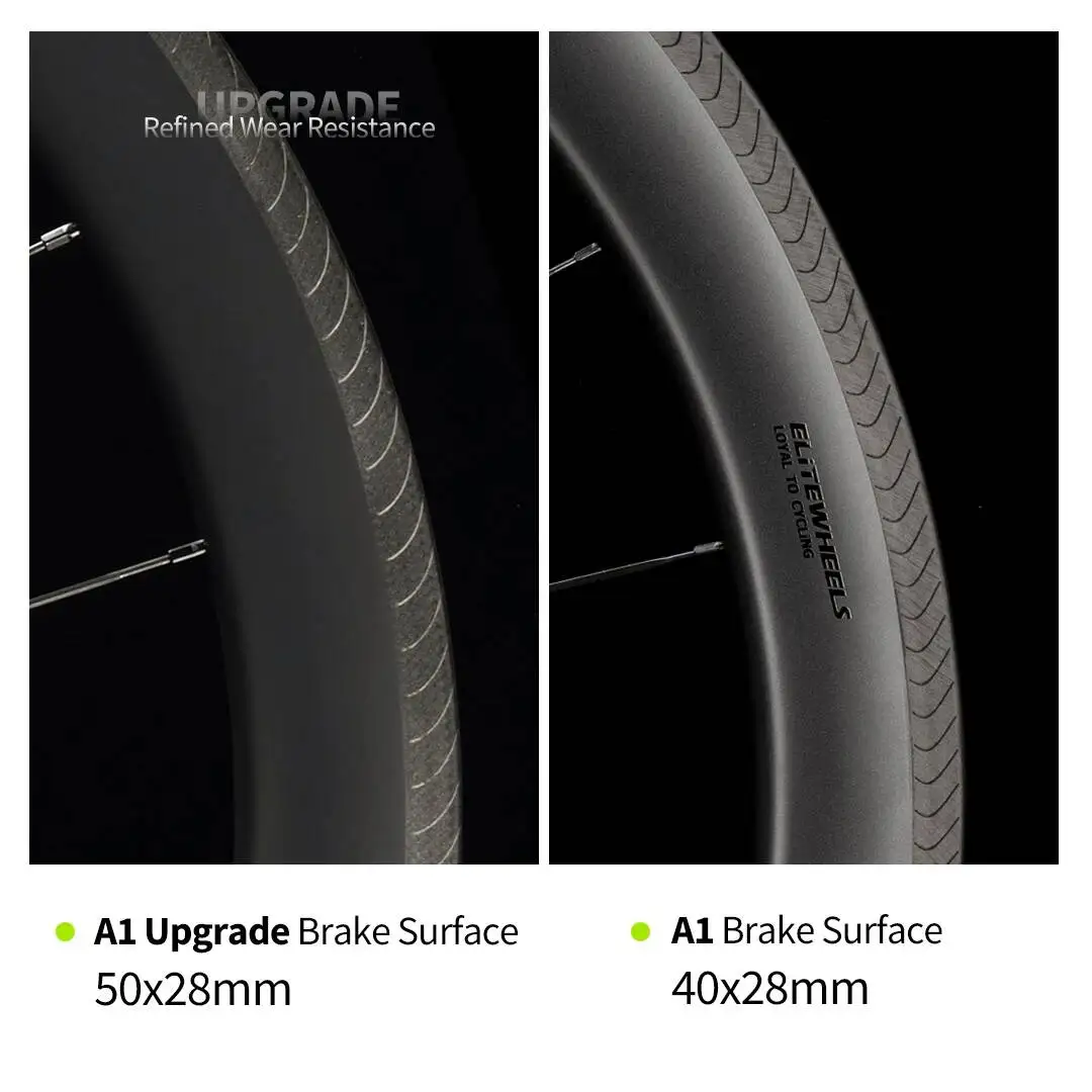 ELITEWHEELS EDGE 40 ミリメートル 50 ミリメートル超軽量カーボン