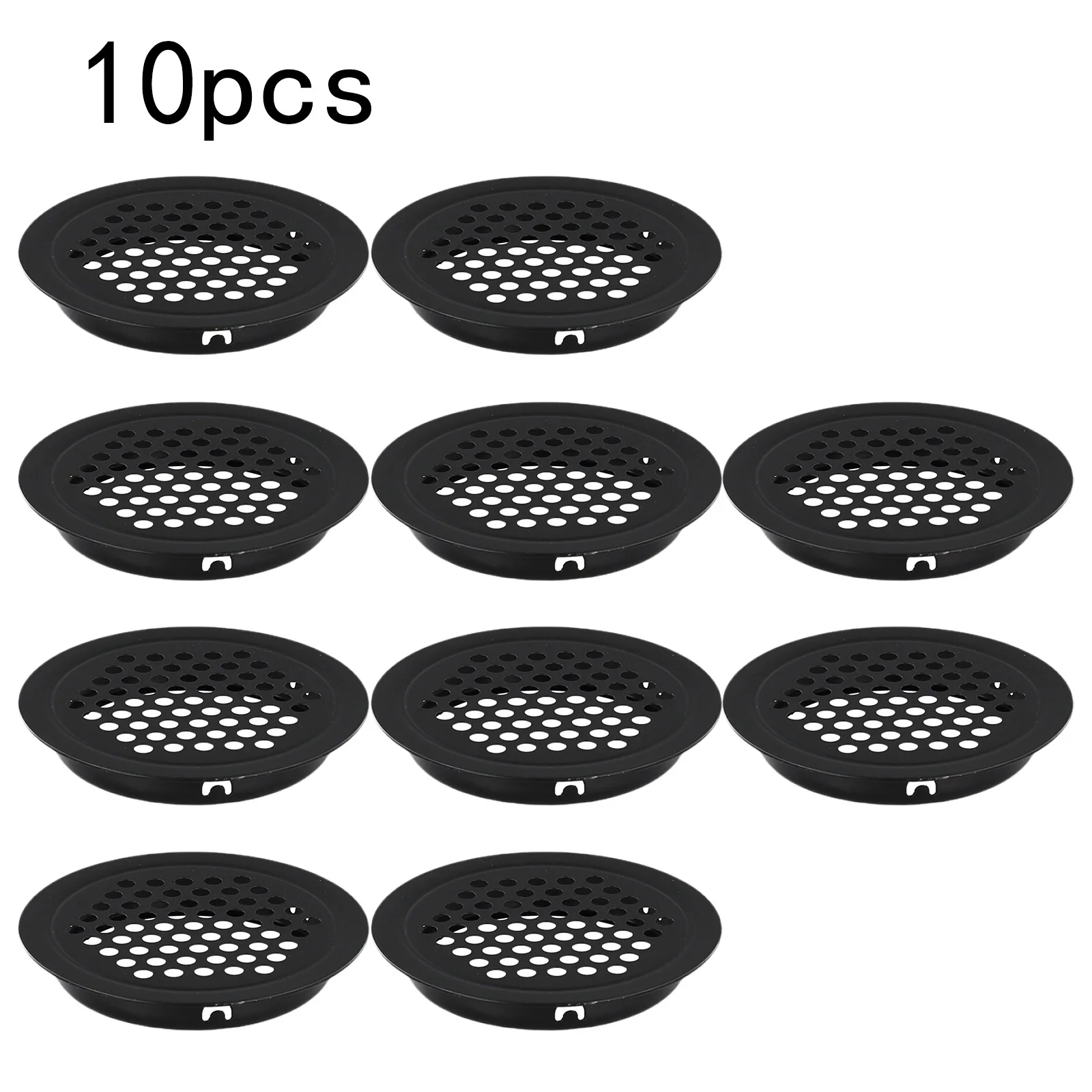 10pcs Vent Covers Round Cabinet Air Duct Vent Mesh Hole Plug Decoration Cover Wardrobe Grille Ventilation Door Systems