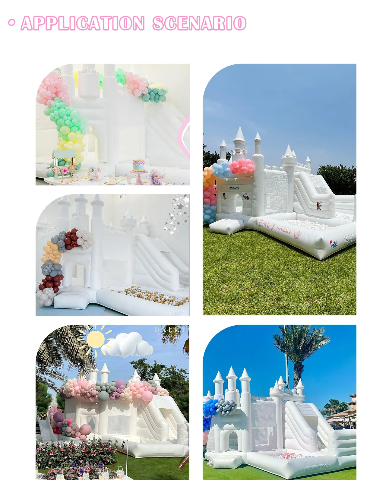 Hot Selling Indoor and Outdoor Inflatable Castle Inflatable Slide Bouncer Jumping Castle with Blower