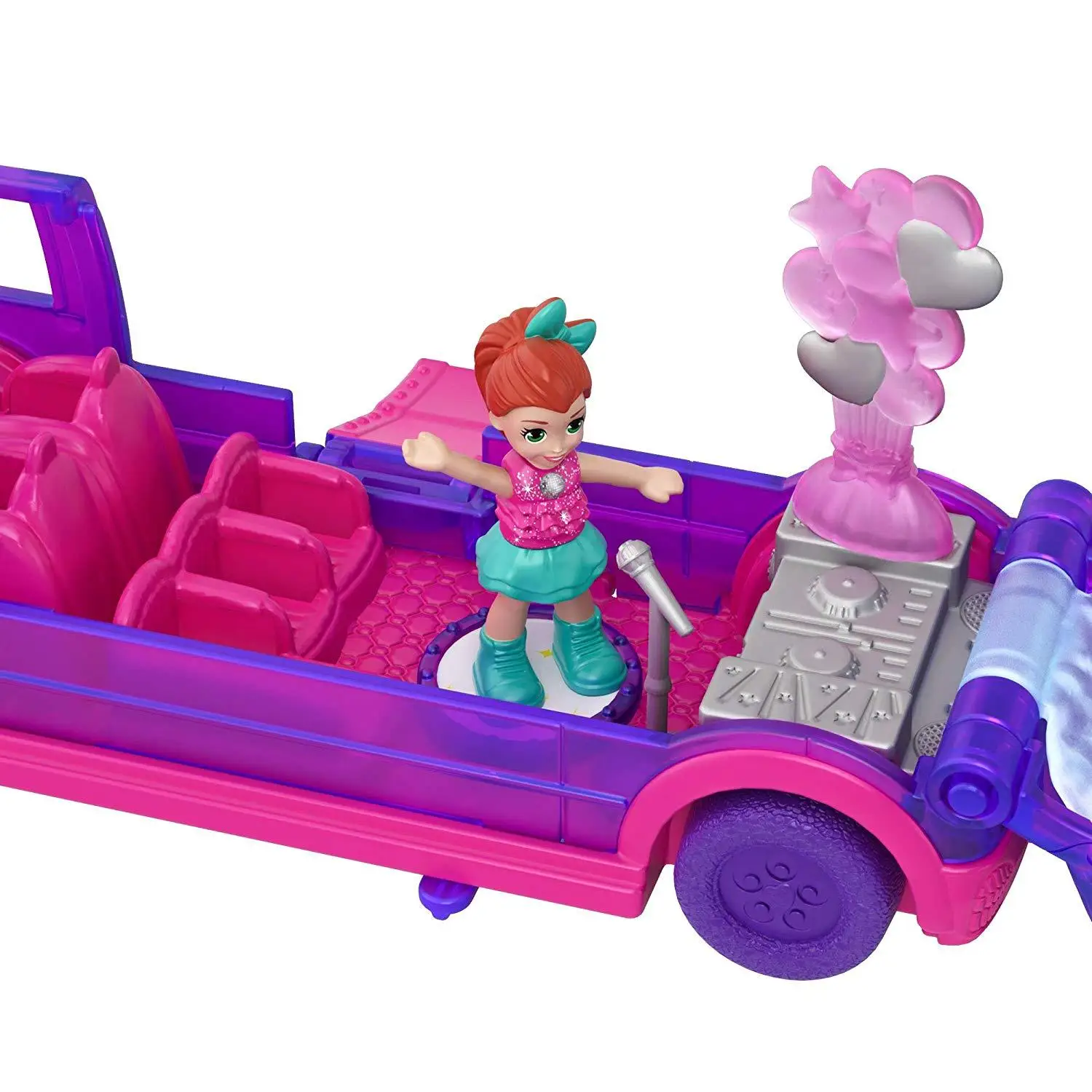 Polly Pocket Pollyville Ice Cream Truck Pollyville Party Limo Car