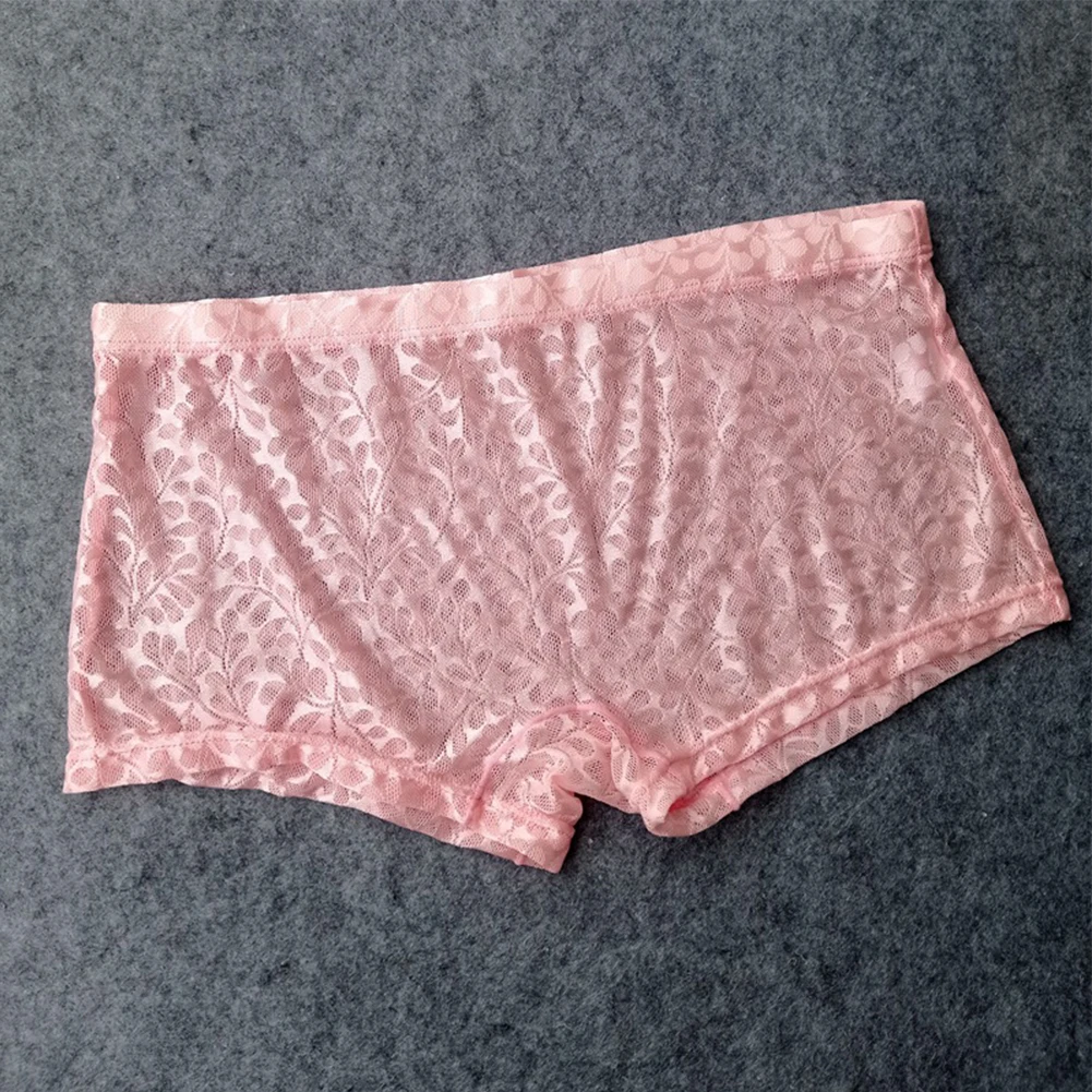 

Sexy Men Swimming Trunks Boxer Homme Sheer Pouch G-String Thin Boy Sissy Boxer Briefs Underwear Underpants Panties Sleep Bottoms