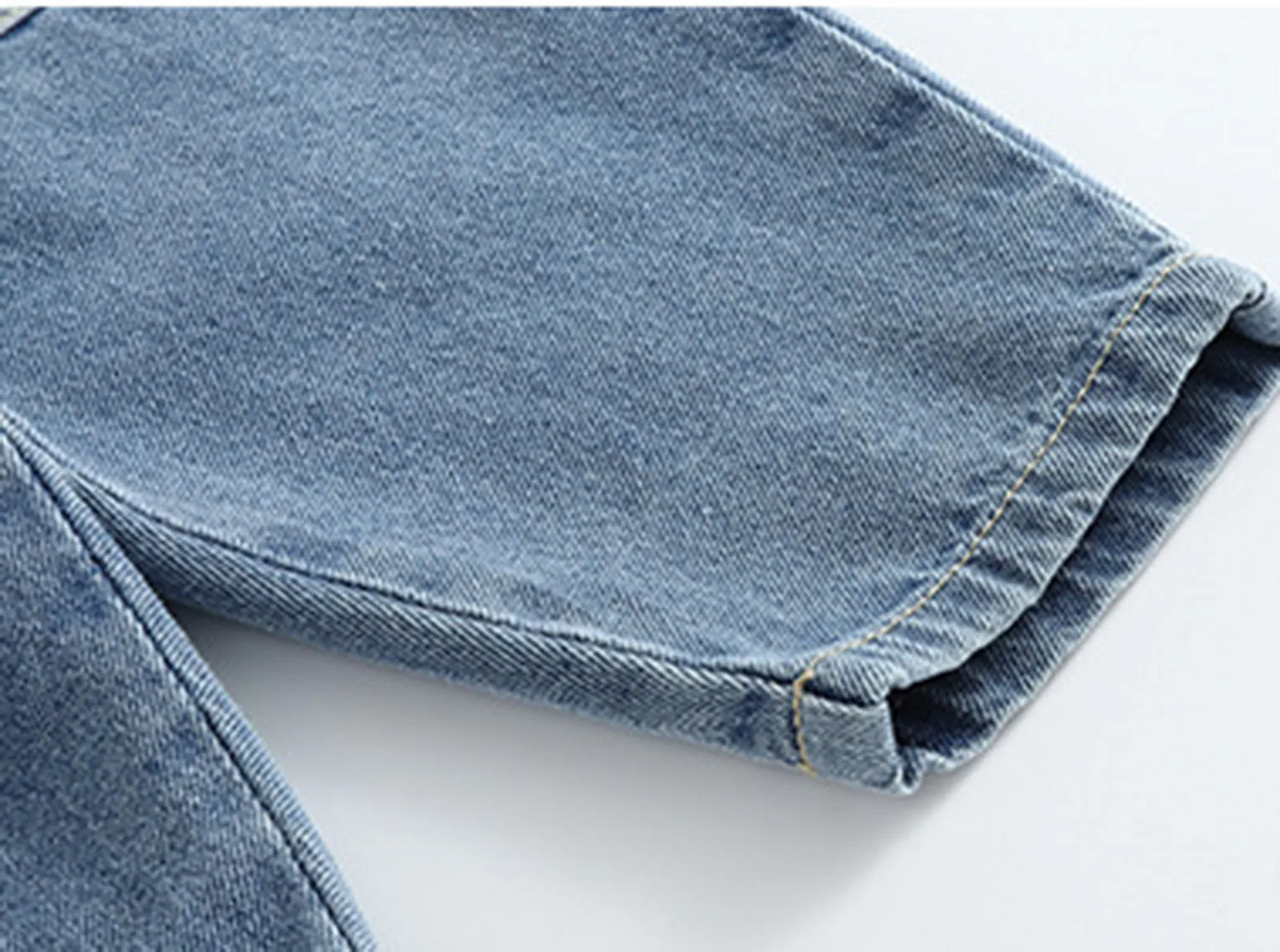 Kid Uniforms Boys Children Kids Toddler Infant Baby Boys Girls Patchwork Jeans Pants Trousers Outfits Baby Boy Holiday Pants