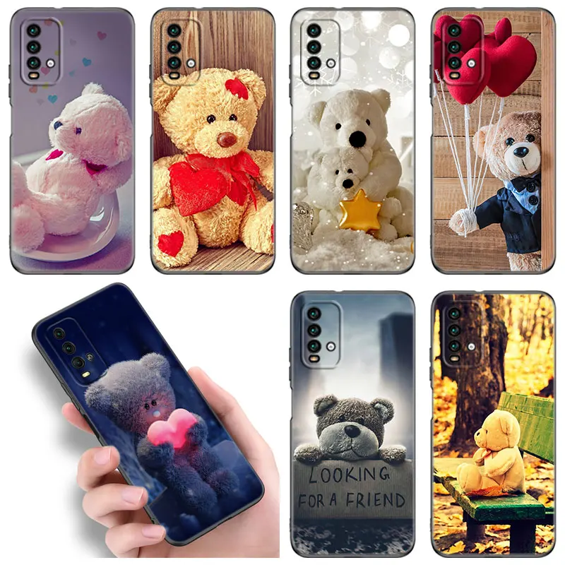 Covers Phone Xiaomi Redmi Teddy Bear Xiaomi Mi A3 Bear Bears Case