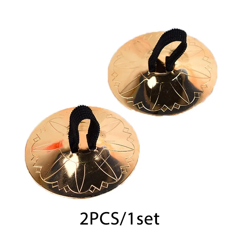 Musical Instrument Belly Dancing Indian Brass Finger Cymbals 2PCS/lot Middle East Percussion Cymbals Props Percussion Instrument tibetan cymbals,drum cymbal kit