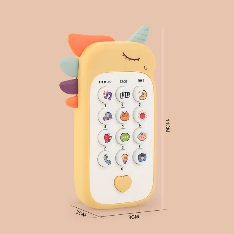 Learning machine Children's Toy Chewable Educational Early Education Baby Multi-Functional Music Phone Story Machine Toy 6
