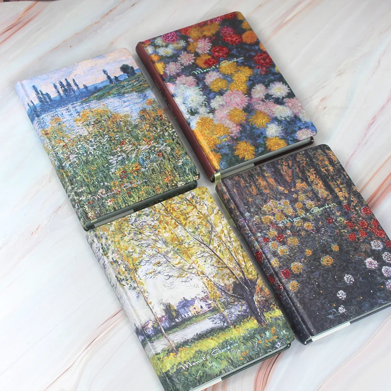 FUSCHLBIN Hardcover Retro Literary Notebook, A5 Diary with 256 Pages