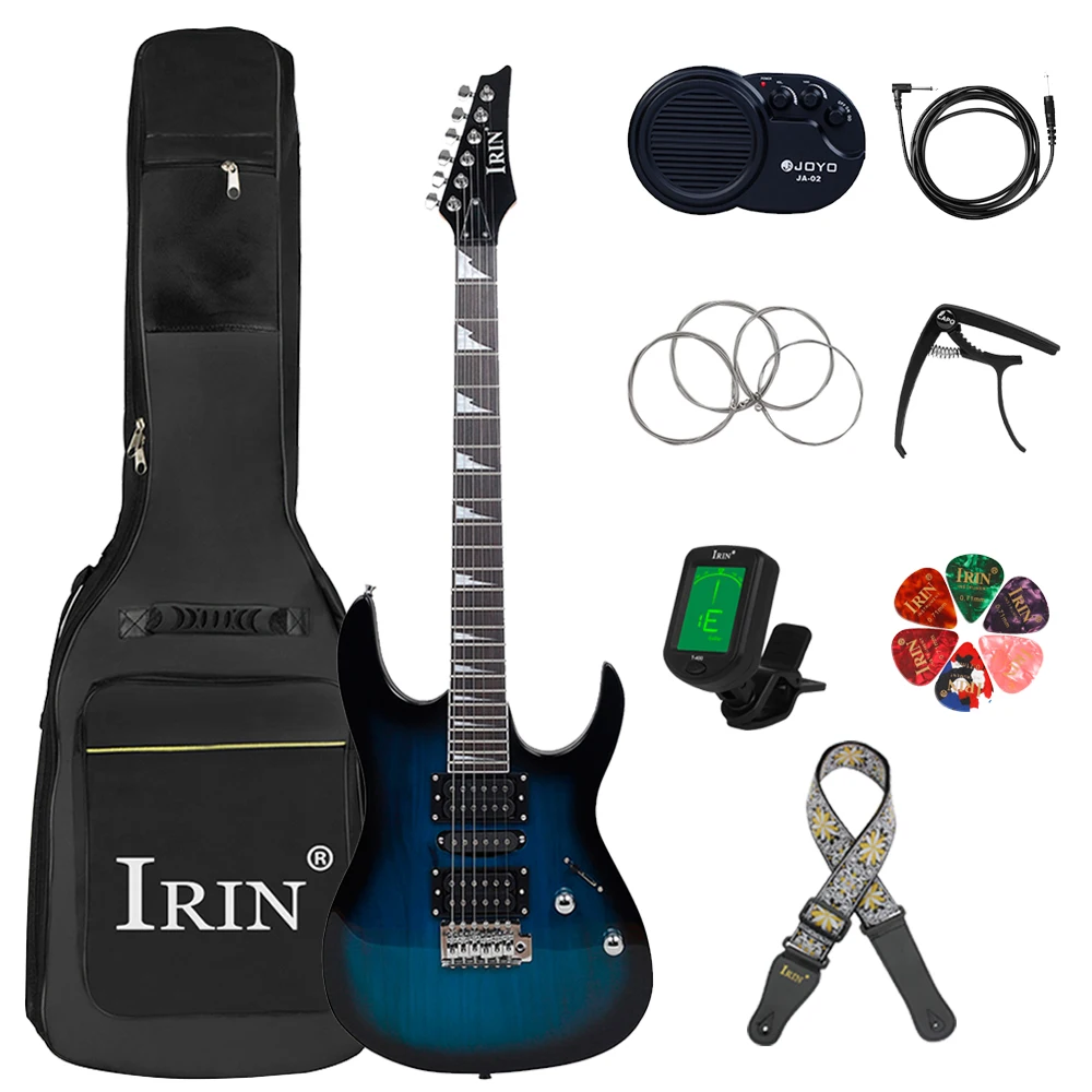 

IRIN 6 Strings Electric Guitar 24 Frets Maple Body Maple Neck Electric Guitarra With Bag Necessary Guitar Parts & Accessories