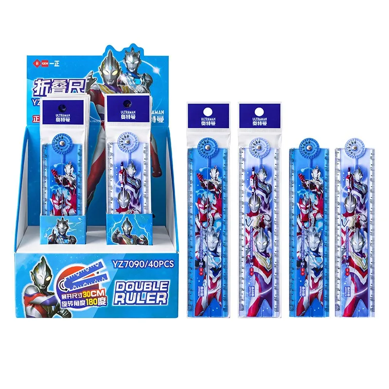 סרגל מתקפל חכם במתנה לילדים, סטציונריה חמודה לתלמידים, סרגל מדידה ישר מרובה תכליתי, ציוד לבית הספר