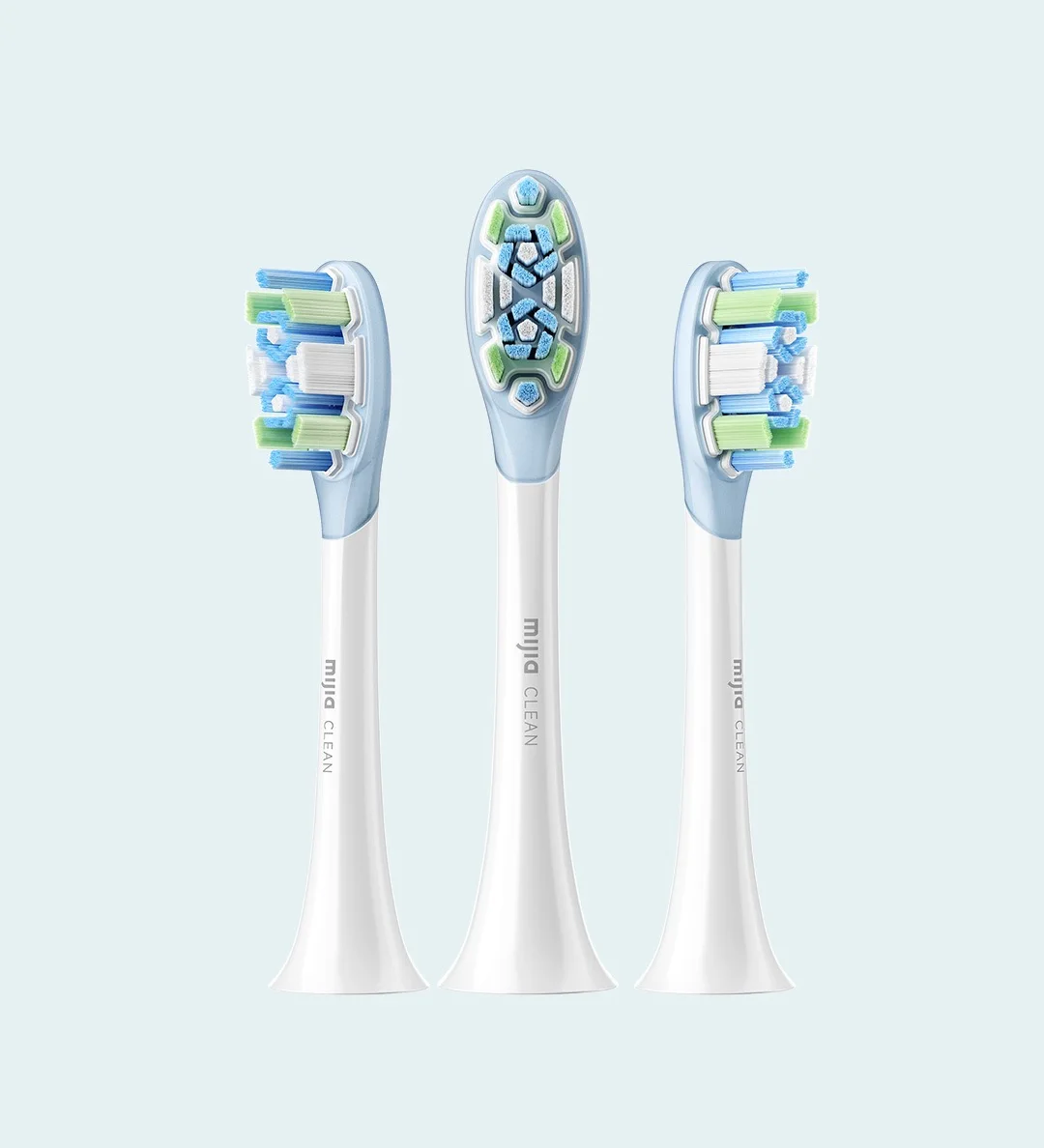 Xiaomi Mijia Oscillation Electric Toothbrush Replacement Heads (Clean) 3 Pcs Sonic Sweep Electric Toothbrush heads electric toothbrush