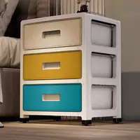 3-6 Tier Storage Cabinet,Large Capacity & Space-Saving Organizer,Multiple Colors & Styles for Living Room/Bedroom/Study 3