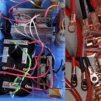 ขั้วต่อแบบแหวนจีบเปิด10A-50A 70/160/280/350ชิ้นขั้วต่อสายไฟฟ้าปลายสายไฟทองแดงชุดขั้วต่อเทอร์มินัล 5