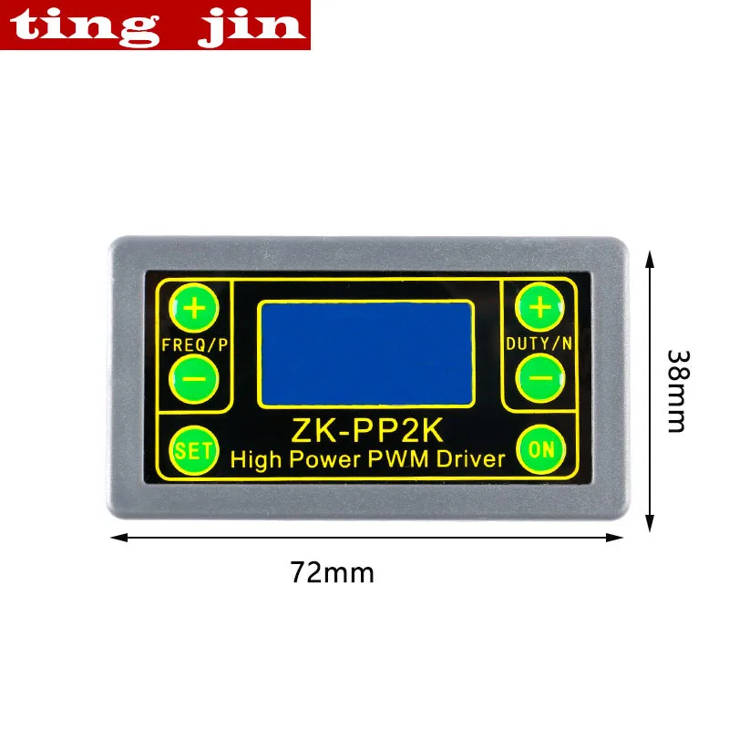 ZK-PP2K PWM 신호 발생기, 조광기 모터 속도 모듈 컨트롤러 레귤레이터 드라이버, 조절식 조광 펄스 주파수 듀티 사이클