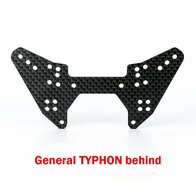 Bumper Avant/Arrière Fibre Carbone pour 1/8 ARRMA TYPHON 6S V5 TLR Buggy RC