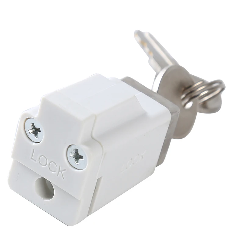 Sliding Window Patio Screw Door Lock Key Push Baby Child Safety Protection Antitheft Door Window Security Lock Catches Set