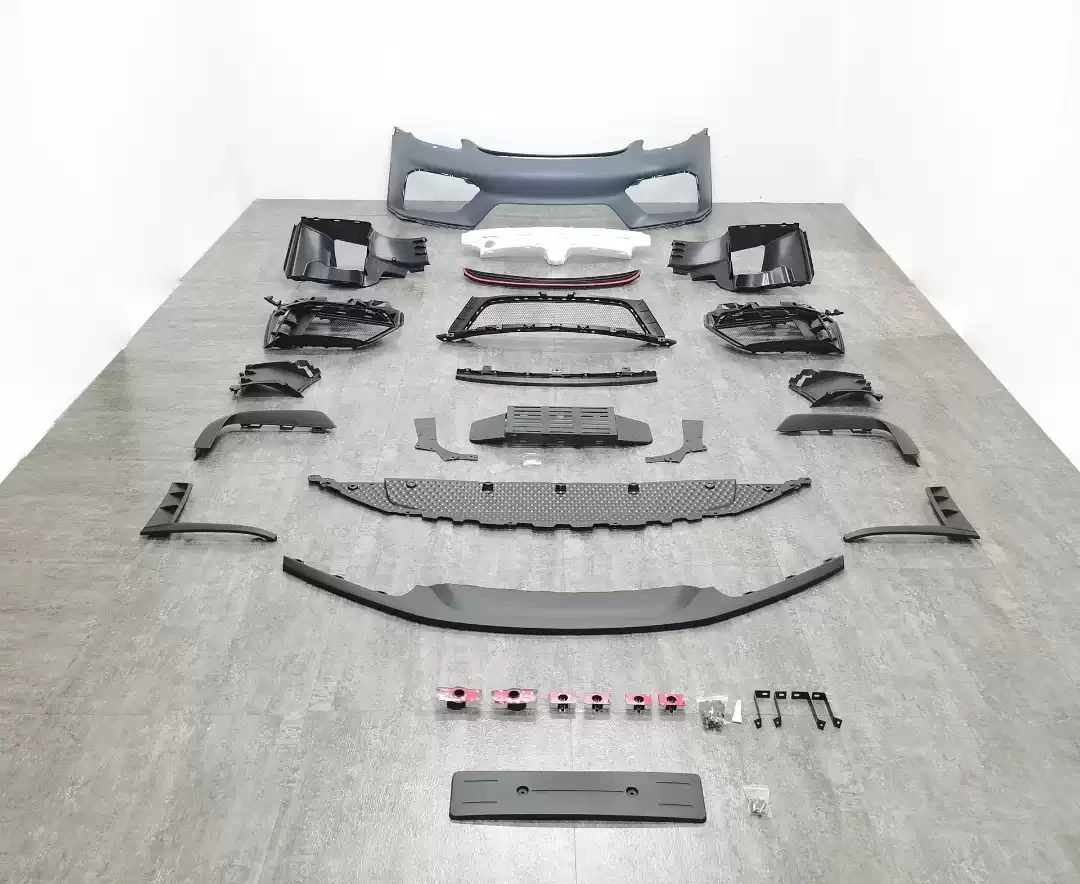 

Модифицированный передний бампер в сборе для Porsche 718 GT4, крышка противотуманной фары, аксессуары для автомобиля, аксессуары для