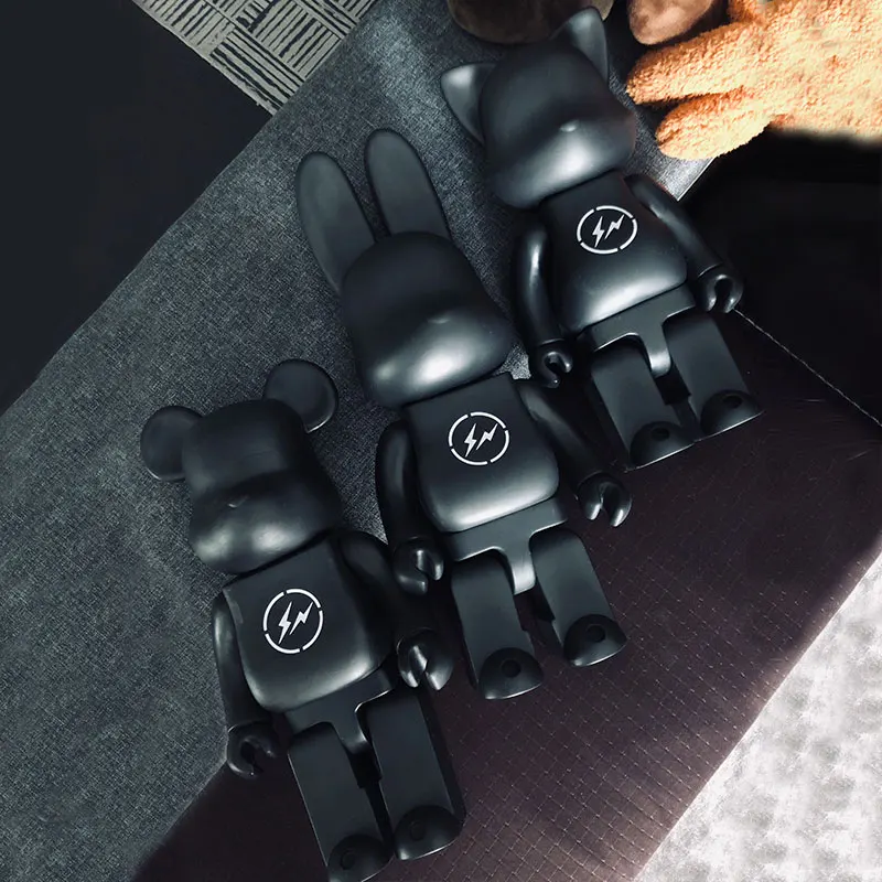 

Bearbrick1 violent bear building block bear Fujiwara1 Hiroshi1 lightning trend doll figure model ornament 400%