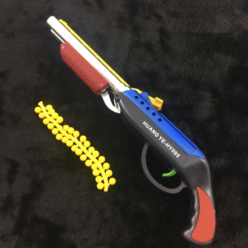 Toy Guns Air Soft Bb Pistol Gun Revolver Manual Firing Sniper Gun Plastic Kids Soft Bullet Gun Outdoor Shooting Fake Gun Toy A78 4