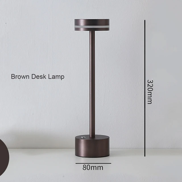 F Brown Lamp