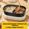 Electric Multi Cooker Hot Pot Cooking Machine Household Temperature Control Electric Frying Pan Casserole Cuisine 3