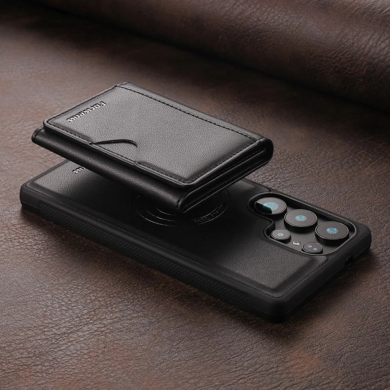 MagSafe Magnetic Leather Wallet Phone Case Cover