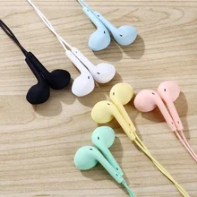

Portable Sport Earphone Wired Super Bass with Built-in Microphone 3.5mm In-Ear Wired Earphone Hands Free for Smartphones Huawei