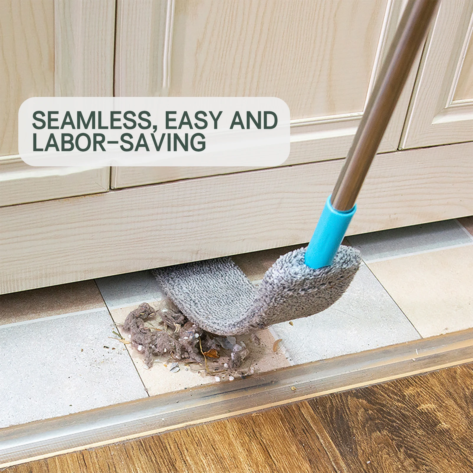 Gaps Dust Mop Microfiber Under Furniture & Appliance Mop With