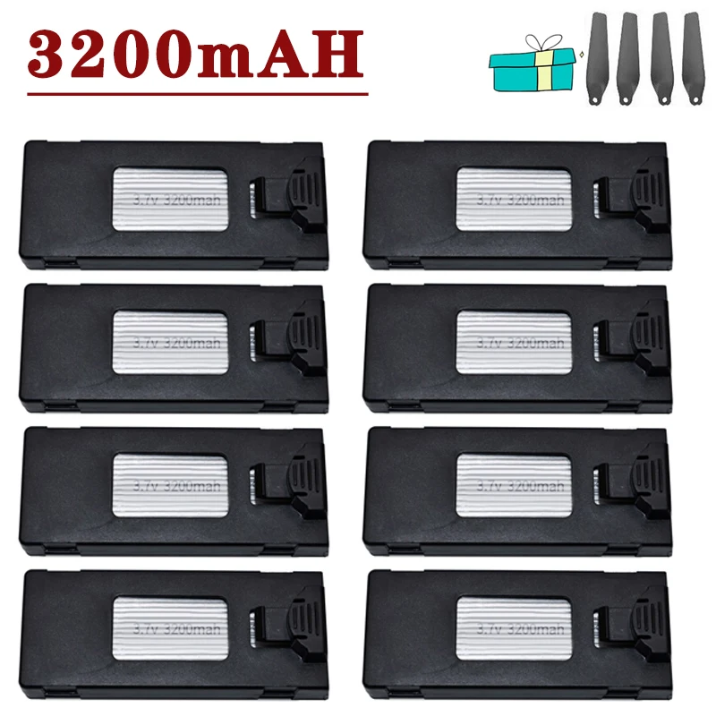 Аккумулятор для квадрокоптера E88 E99 E99S F185, 3,7 в, 3200 мАч Аккумулятор для квадрокоптера E88 E99 E99S F185, 3,7 в, 3200 мАч