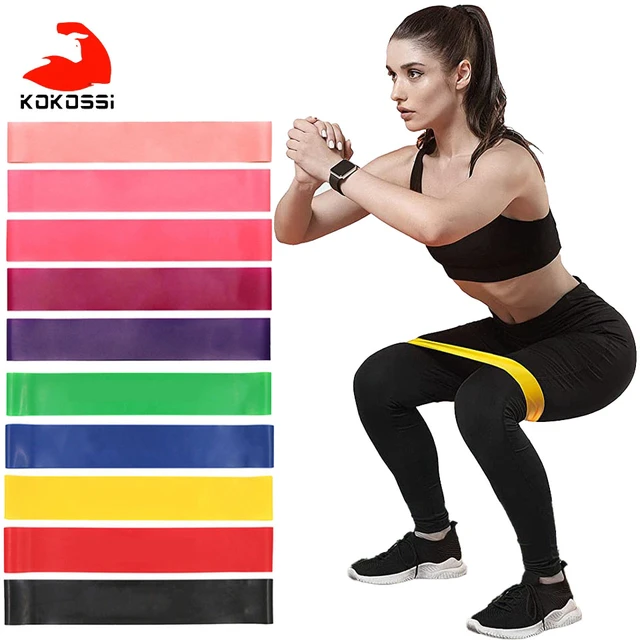 Indoor Sports Resistance Belt With Cover For Yoga, Booty, And