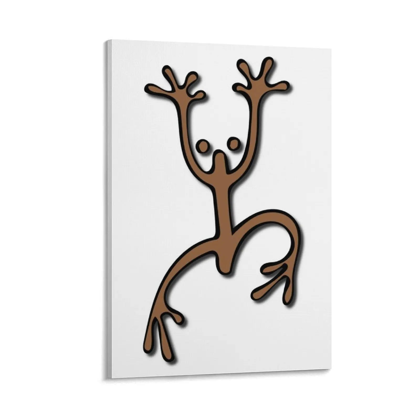 

Puerto Rico Coqui Taino Symbol Canvas Painting decorative items for home room decorations