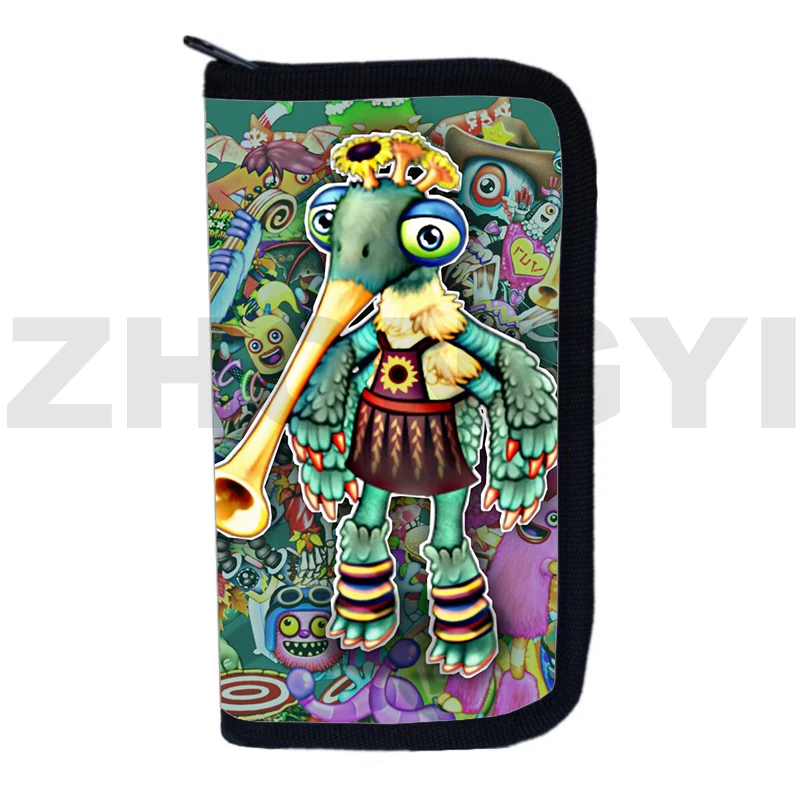 

Canvas My Singing Monsters Game 3D Wallet Men Anime Purses for Women Clutch Money Bag Girls Funny My Singing Monsters Coin Purse